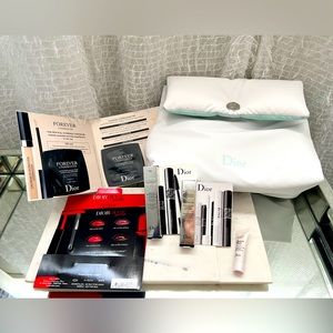 Dior Cosmetic Bag and Samples